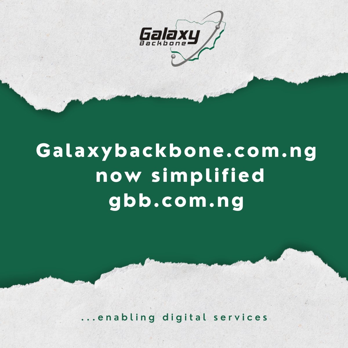 Galaxybackbone's tweet photo. As we evolve with the changing digital landscape, we are simplying different ways you can reach us.
We are GBB!
https://t.co/iny5SDL1Kl
#enablingdigitalservices
#evolvingtogether
#cloud #colocation #connectivity #cybersecurity
#ThinkGBB
@IbrahimAdeyanju https://t.co/qi74SJCqyV