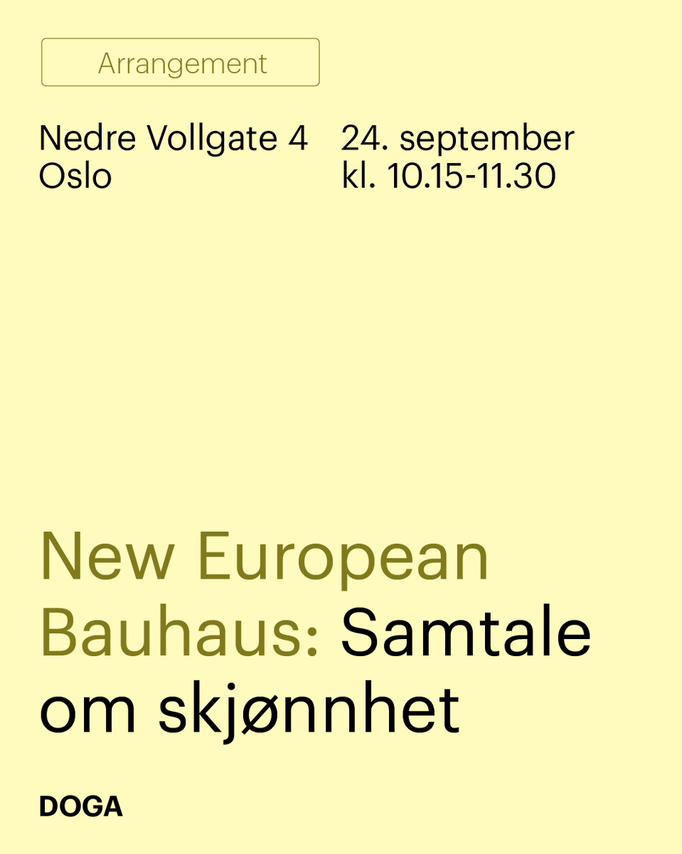 Er det plass til det vakre, inkluderende og regenerative i den klimanøytrale byen? Dette utforsker vi gjennom tre samtaler under Oslo Urban Week – dette er samtale én i serien. Følg arrangementet direkte her &gt;&gt; doga.no/neb-skjonnhet