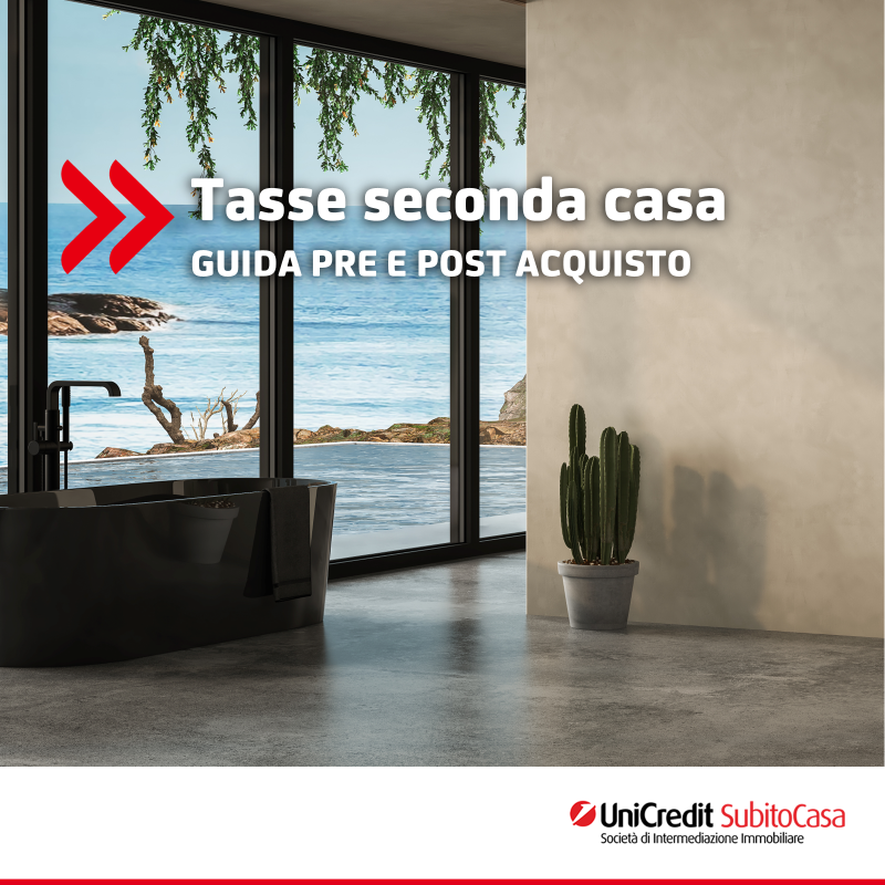 UniCredit_IT's tweet photo. La #secondacasa può essere una necessità, un investimento o un piccolo lusso. A prescindere dall'utilizzo, a cambiare sono le tasse d'acquisto e mantenimento nel tempo. Su #UniCreditSubitoCasa approfondiamo un tema che, conosciuto più da vicino, risulta molto meno complicato!🏡