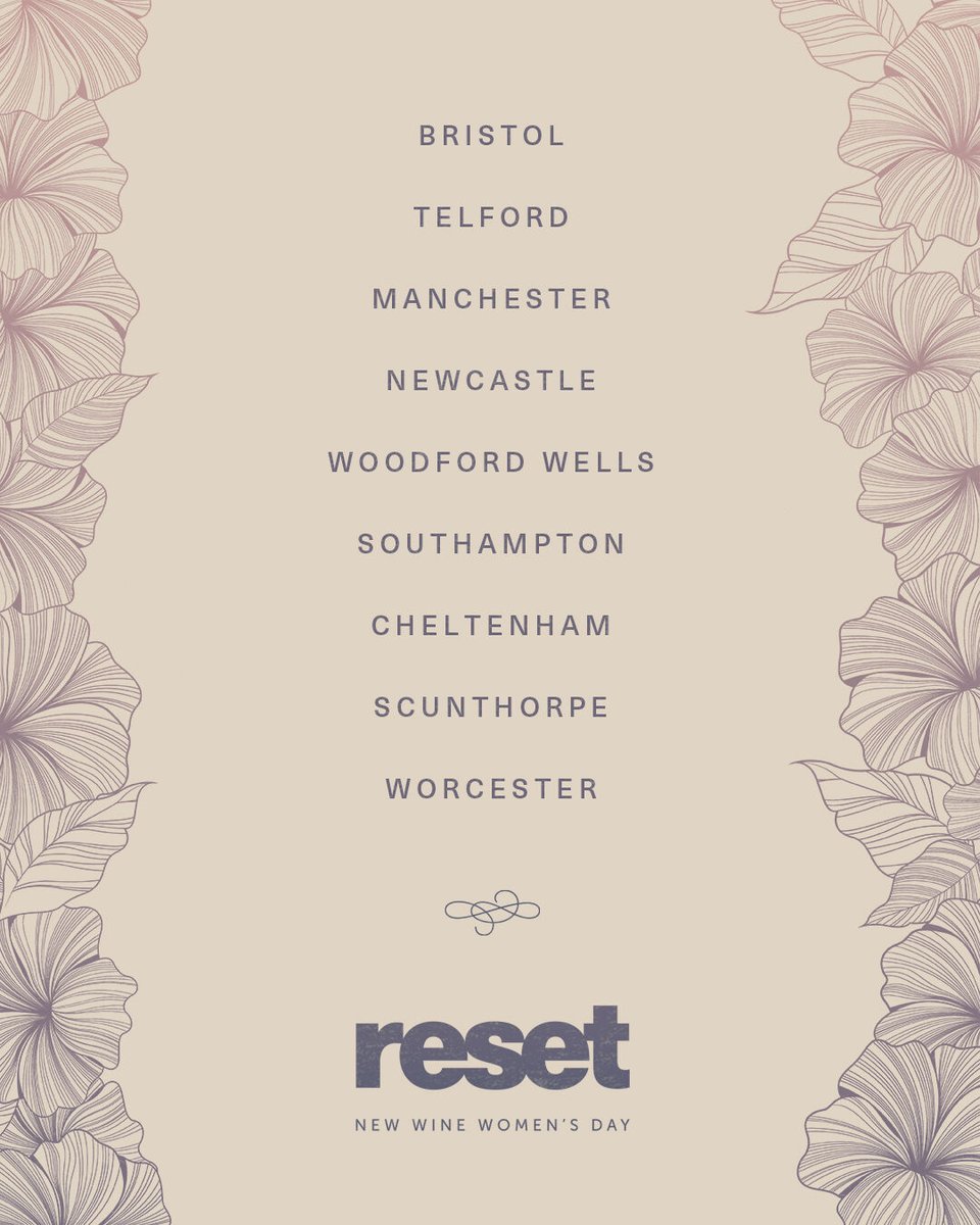 Reset Women’s Day is back 🤩  
 
🗓️ Saturday 1st February, at NINE locations across the nation. Mark the date in your diary now. 🗓️ 
 
Bookings opening soon…  
 
#Reset #NewWineWomen