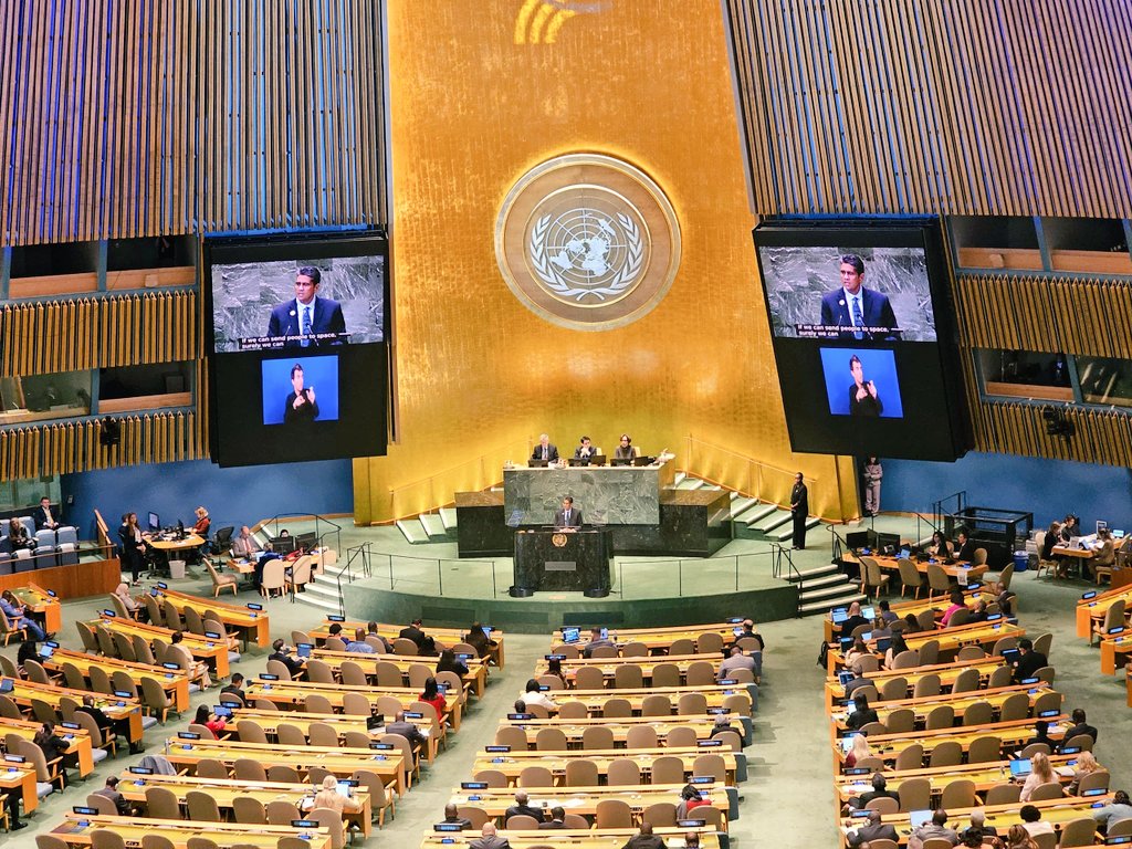 UNAUGANDA's tweet photo. At the UN Summit of the Future, we witnessed Uganda's powerful joint statement as Chair of G77+China.
This presents an opportunity for boosting multilateralism and championing the collective economic interests of the Global South.
#UNGA2024
#SummitFortheFuture
@lynderlinda https://t.co/I7NEZZuDf0