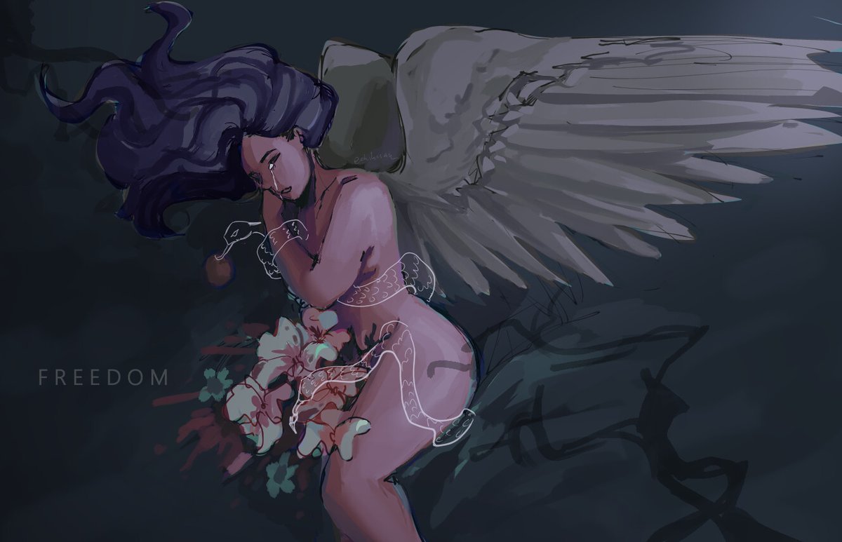 chikisan4's tweet photo. Long time no post! A few months ago, I decided to redraw an old piece that’s always held a lot of meaning for me❤️ More updates soon :))

#digitalillustration #digitalart #procreate #fantasy #sketch #ArtistsOnTwitter #color #digitaldrawing https://t.co/k07sloQdwp