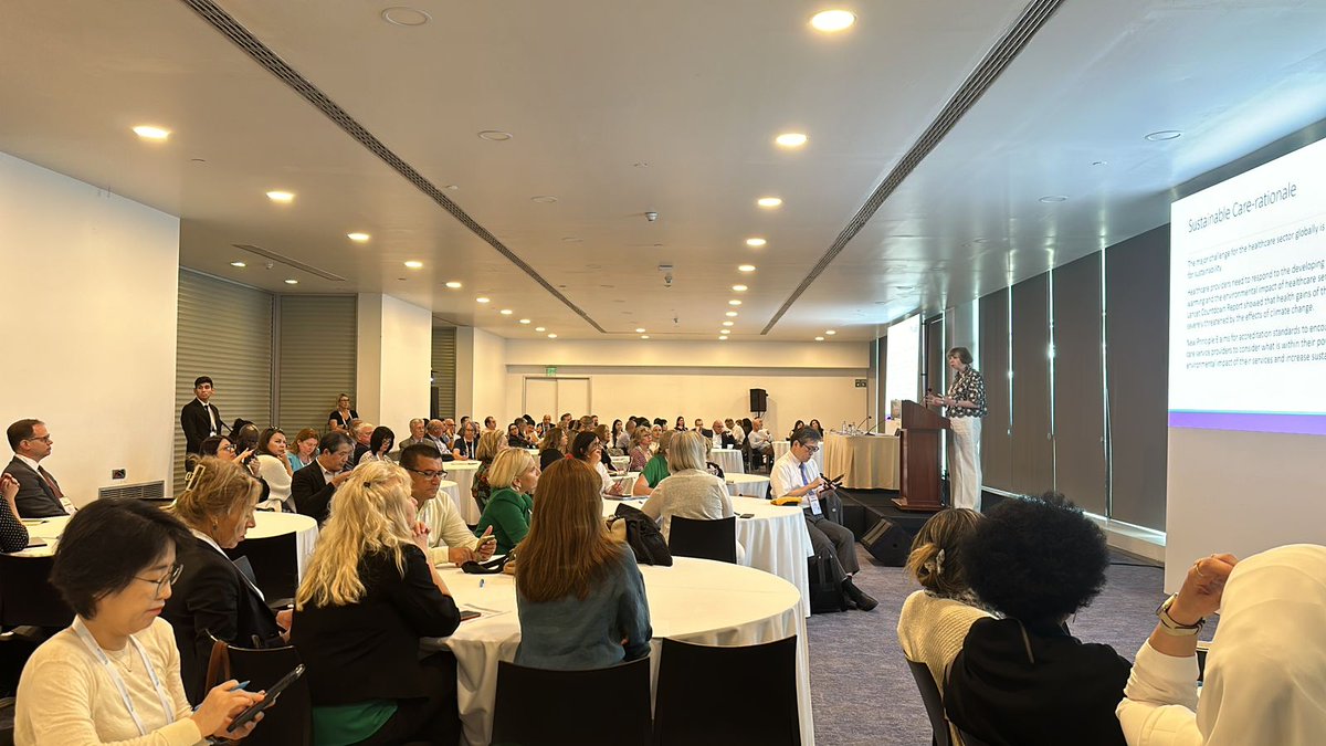 HCAC_MENA's tweet photo. Full house at the ISQUA2024 pre conference workshop on pioneering excellence : sustainable care digital innovations and workforce empowerment which is organized by the ISQUAEEA Accreditation Council chaired by the HCAC's CEO Salma Jaouni @salmawj
#ISQUA2024 #ISQUAEEA #ISQUA #HCAC