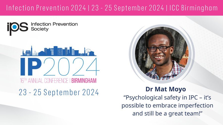 matsika_moyo's tweet photo. 👋🏼Hello @IPS_Infection members.
It is I.

And I will be speaking at #IP2024Conf this Wed.

📑 My topic: Psychological Safety (with a focus on teams).

Workplace teams will experience greater/positive change when team members feel safe to be human... 

#PsychologicalSafety #IPC https://t.co/QtYPYK2Ycy