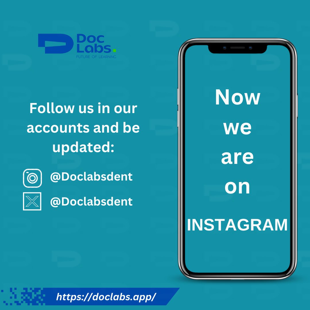 DocLabsDent's tweet image. Follow our Instagram account for more active educational community💙

instagram.com/doclabsdent/