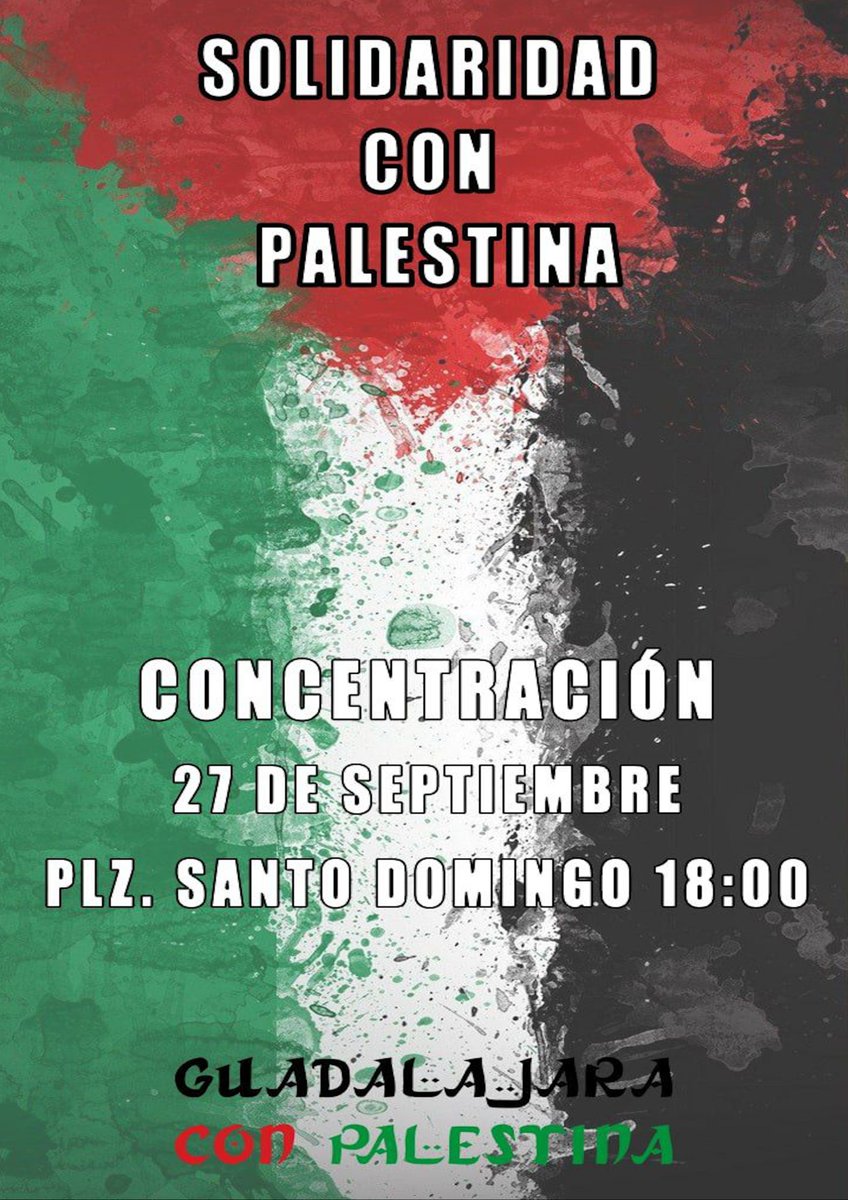CSOctubre's tweet image. 🔴URGENTE 🔴: Frente al terrorismo sionista, las palabras no bastan. 

Huelga general de 24 h (comunicada al Ministerio de Trabajo). Convocatorias a las 12 y a las 18 hs.
Recuerda: si no vas a trabajar, no tienes obligación de informar que vas a hacer huelga.