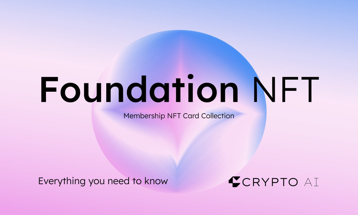 📰 BLOG Release

Crypto AI Foundation NFT Collection - Everything You Need to Know!

Check out our latest blog for comprehensive details on the Foundation NFT Collection. Explore insights on NFT price, eligibility criteria, use cases, and more.

🔗 bit.ly/foundation-nft…

—