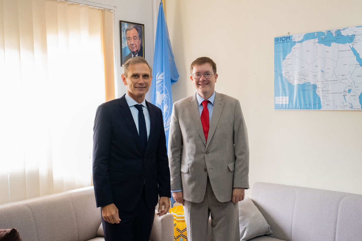 Pascal Reyntjens (@preyntjens) on Twitter photo Excellent meeting with H.E Dr Gregor Schotten, newly appointed Ambassador of Germany in Chad. Exchanges related to the renewed cooperation between <a href="/UNmigration/">IOM - UN Migration 🇺🇳</a> <a href="/iomchad/">IOM Chad 🇺🇳</a> and #Germany in #Chad. Focus on a people centered approach! Excellent meeting with H.E Dr Gregor Schotten, newly appointed Ambassador of Germany in Chad. Exchanges related to the renewed cooperation between <a href="/UNmigration/">IOM - UN Migration 🇺🇳</a> <a href="/iomchad/">IOM Chad 🇺🇳</a> and #Germany in #Chad. Focus on a people centered approach!