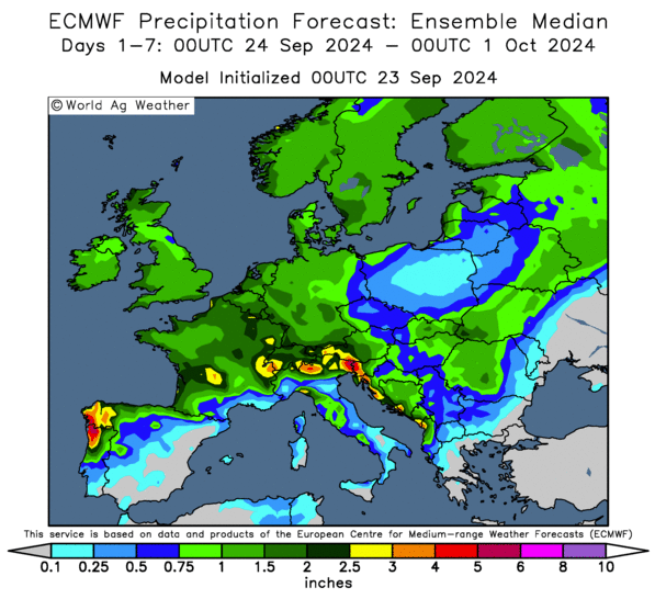grains_jamescol's tweet photo. It's wet in Europe, winter #wheat planting expected to have another tough season ahead https://t.co/8HnJiMLBhZ