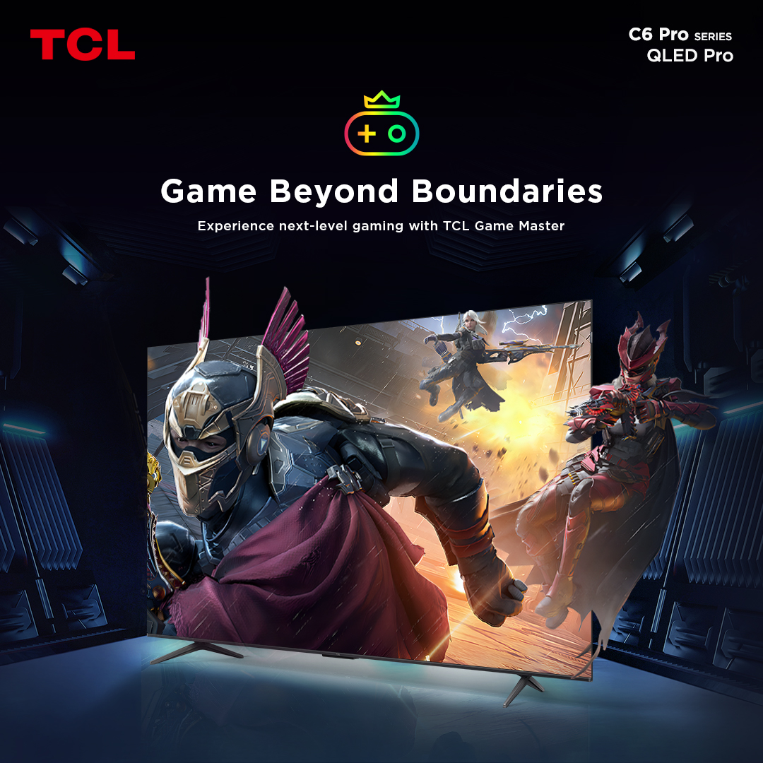 TCLPH's tweet photo. Unleash your full gaming potential with the TCL C6 series TV. Enjoy ultra-fast response times, vivid colors, and immersive sound that take your gaming experience to the next level.
#TCLPhilippines #C6QLEDProTV #SeeLifeInFullColor #AQuantumLeapInColorDisplay https://t.co/f1q4ibrTvg