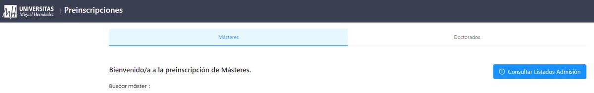 mpiUMH's tweet image. Ayer se publicaron los resultados definitivos del segundo plazo de preinscripción de los #másteres #UMH. Puedes consultarlos aquí: tinyurl.com/3atrdp3d Si has sido admitido/a, puedes realizar la matrícula hasta mañana, día 25. ¡Te esperamos!