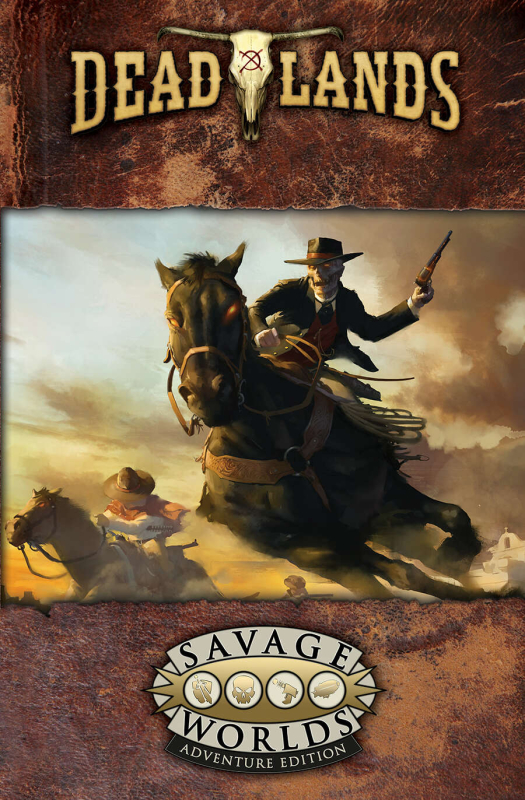 Esensja's tweet photo. Jeszcze dziwniejszy Zachód: Najnowsza edycja Deadlands („Deadlands: The Weird West”) wprowadza zmiany do reguł (tak, by były one kompatybilne z Savage Worlds Adventure Edition) i przedstawia bardzo odmienny świat. To wciąż Dziwny Zachód, ale… https://t.co/Al5xhm90d5 https://t.co/JrrwuOYap0