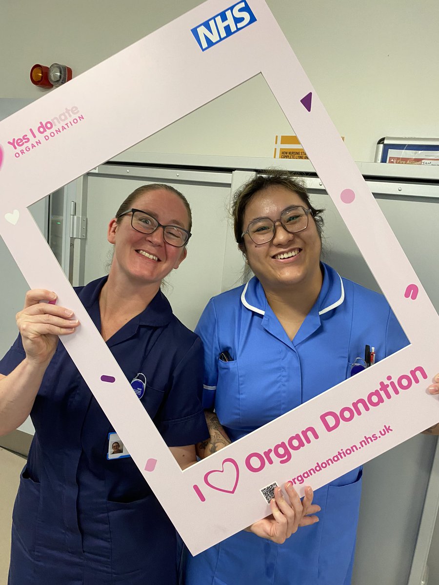 Let’s talk about Organ Donation remeber KGH ICU are supporting Organ Donation week