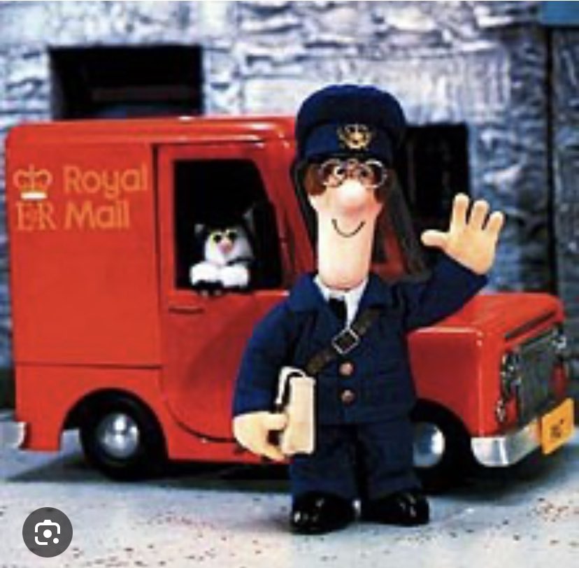 Tuesdays INFO delivered!
Postman Pat is always on time ✅