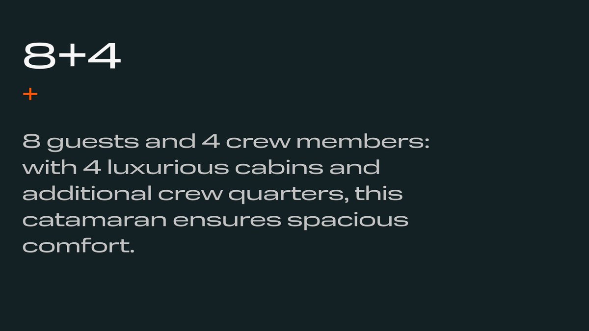 WIDERYACHTS's tweet image. Step aboard WiderCat 76, a hideaway that exudes a sense of freedom.

Discover more tech features at wider-yachts.com/widercat-76/

#WiderCat76 #MadeinWider #multihull