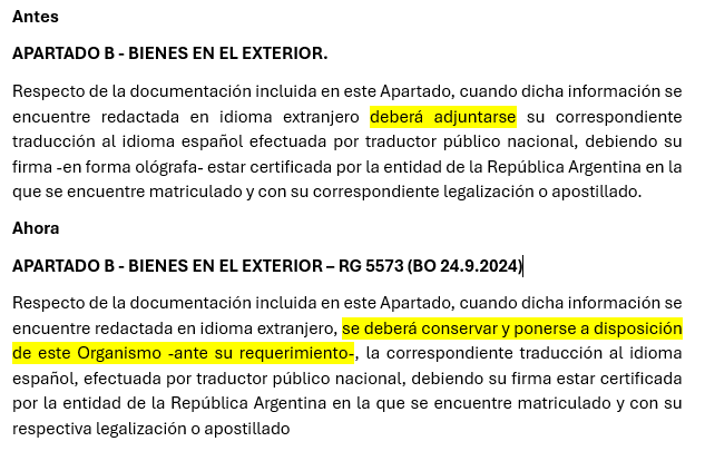 Hola! Excelente novedad en la RG de hoy.