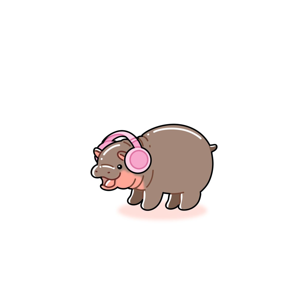 cupcakelogic's tweet photo. Moo deng what are you listening to? https://t.co/6l7dtxYeg5