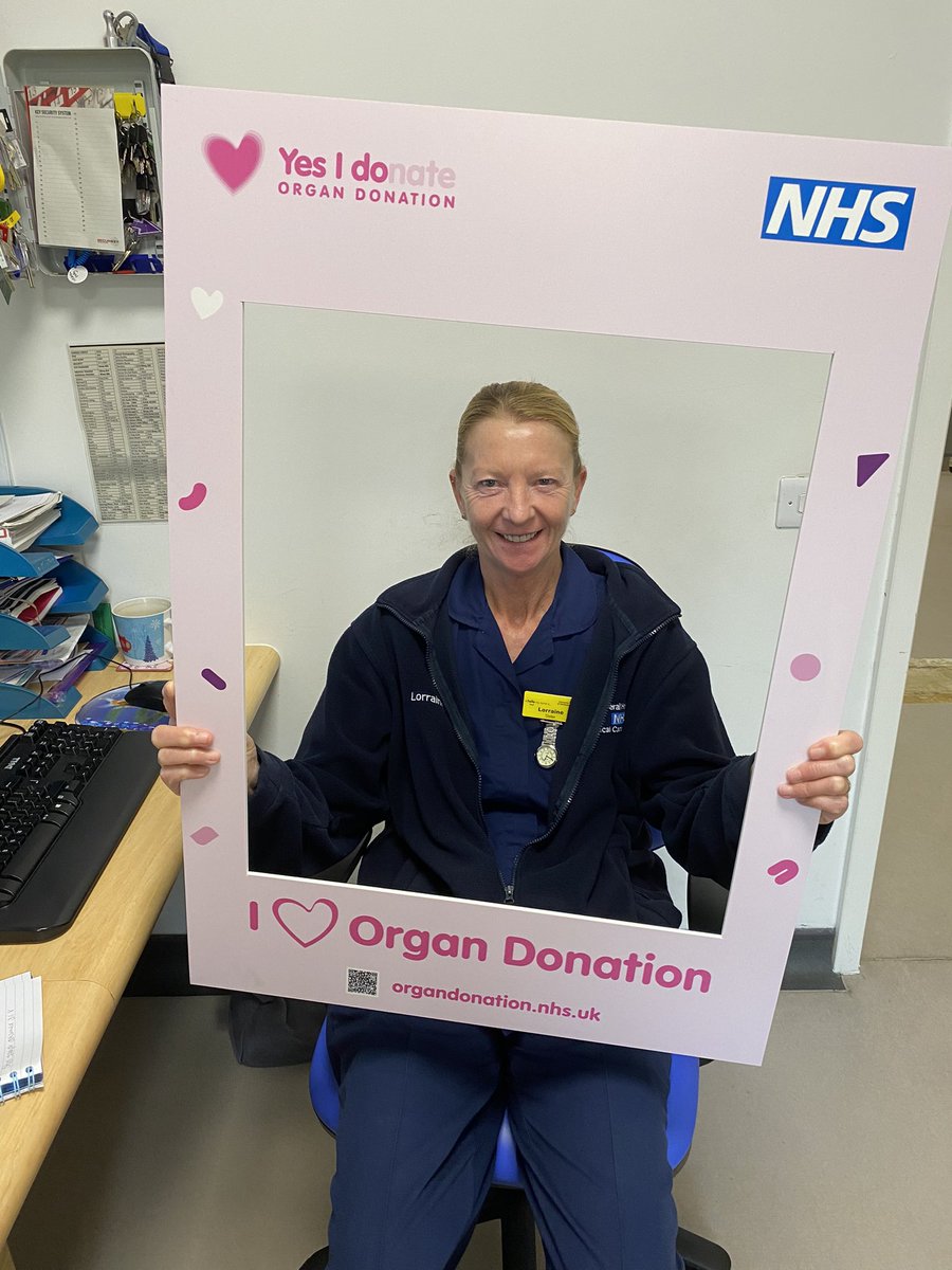 We are supporting Organ Donation remember Organ Donation Week #KGH #NHSBT