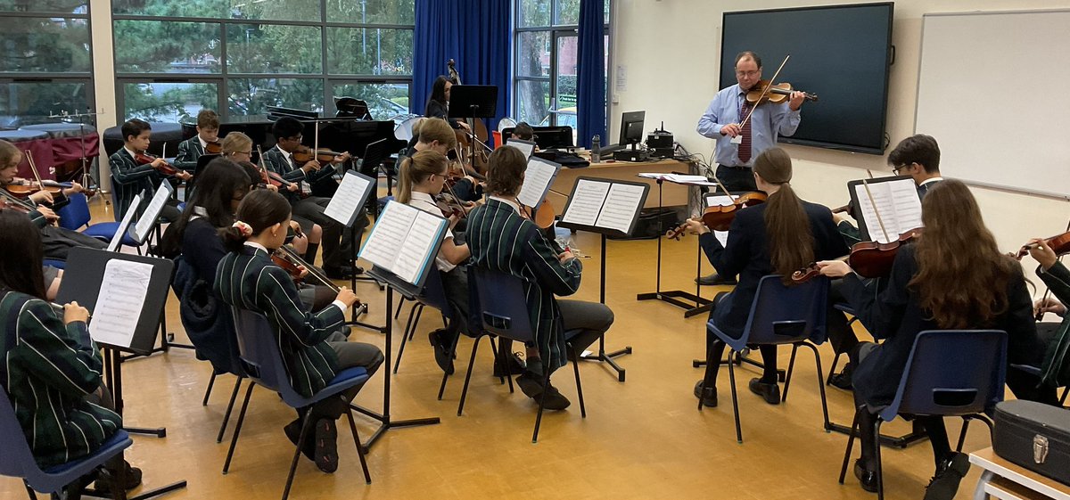 One of my favourite times of the week…Symphonic Strings 
<a href="/kingschester/">The King's School</a>