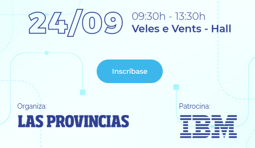 👥 El director general de TIC <a href="/jogardua/">Jose Manuel G Duarte</a> participa esta mañana en el encuentro Technology Day Valencia para debatir sobre #innovación y #tecnología al servicio del negocio.

#IA #TransformacionDigital #simplificación #datos

🔗 technologyday.lasprovincias.es