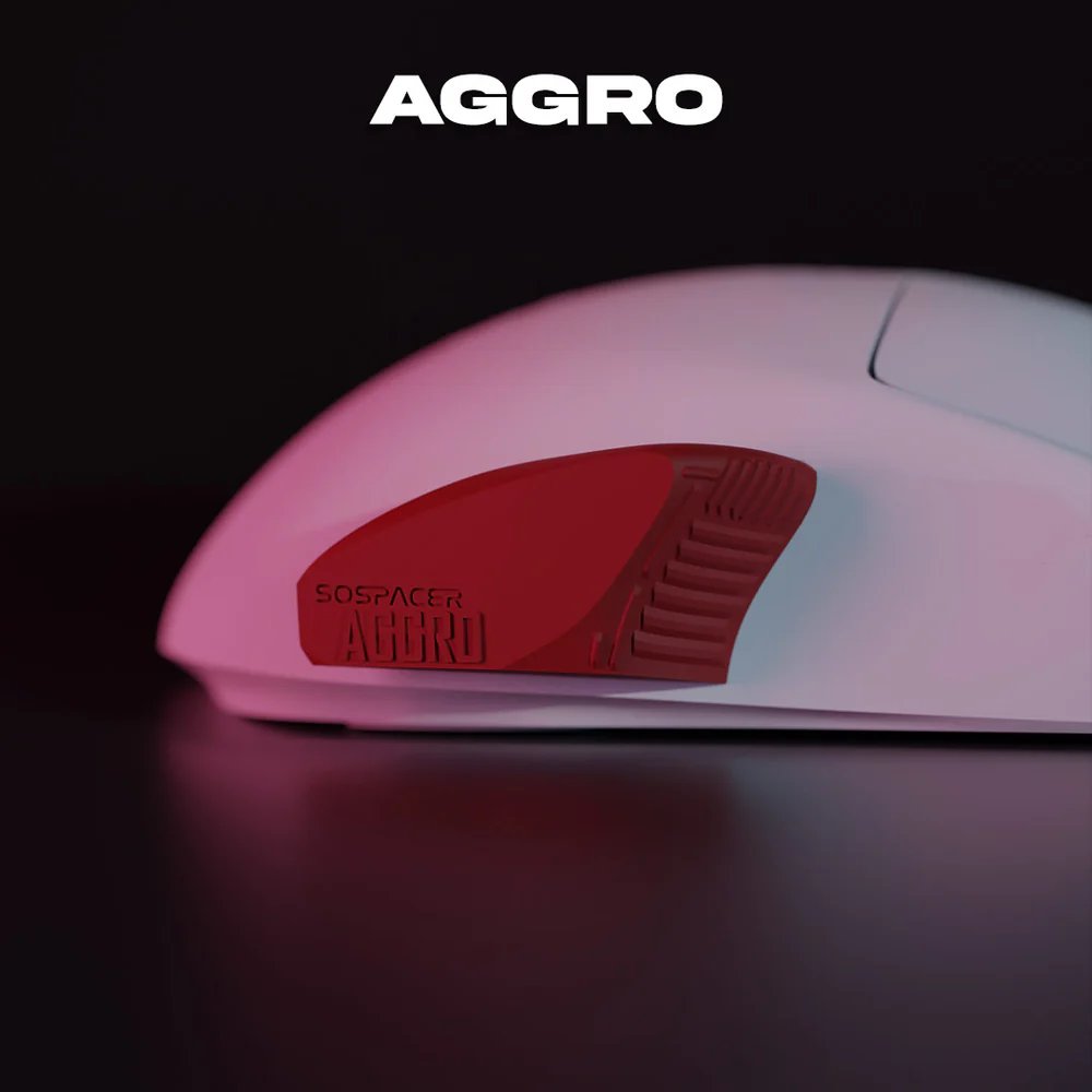 𝑺𝒐𝑺𝒑𝒂𝒄𝒆𝒓 𝑺𝑯𝑨𝑷𝑬𝑺𝑯𝑰𝑭𝑻

マウスの形状を拡張するシリコーン製のアタッチメントパーツです🎭

持ちやすさの改善だけではなく、指や掌の筋肉の使い方を拡張し、AIMの更なる向上を目指す為のアイテムです。