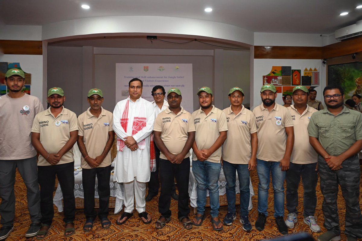 Kaziranga, the Crown Jewel of Assam's Wildlife Tourism, attracts lakhs of domestic and international visitors each year with its pristine natural beauty. Today, I attended the ongoing joint training program organized by ASDM under Skill, Employment &amp; Entrepreneurship Department