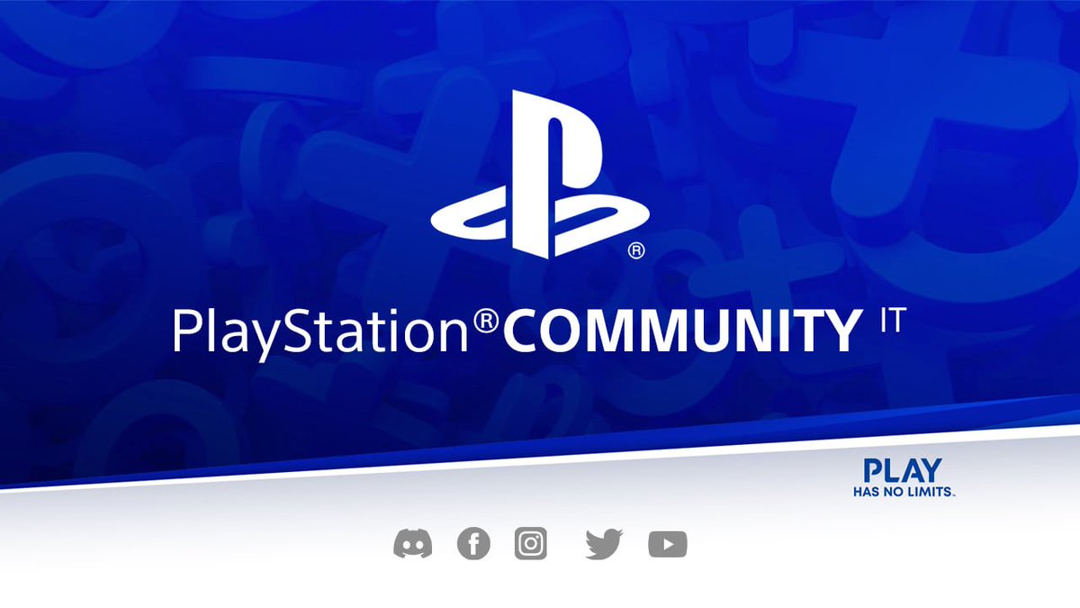 PSCommunityIT's tweet image. Tutti i canali ufficiali Community 
Gruppo Facebook -&amp;gt; bit.ly/2E7bcHL
Discord-&amp;gt; discord.gg/pSrUrAy5Pr
Instagram-&amp;gt; bit.ly/2Jk0ccC
Youtube -&amp;gt; bit.ly/2V4Q2TD
Twitter -&amp;gt; bit.ly/2ZAyihr