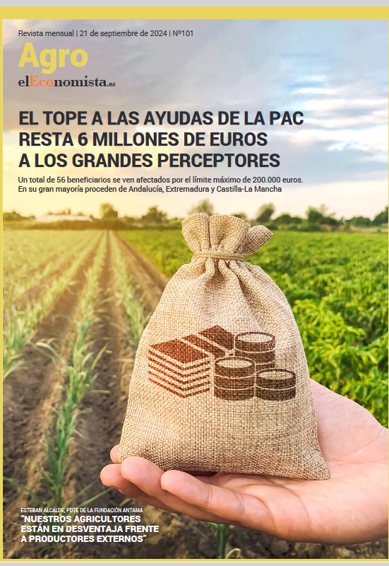 RafaelDaniel9's tweet photo. Ya puedes descargarte gratis #elEconomistaAgro
➡️➡️➡️https://t.co/vGGlTq3bWs
Los grandes perceptores pierden 6 millones con el tope a las ayudas de la PAC
Entrevista al pte. de @fundacionantama 
Artículos de @protasioenrique, David Martin cofunder de  @TikehauIM  y Juan Vilar https://t.co/A6CQr6Yjuf