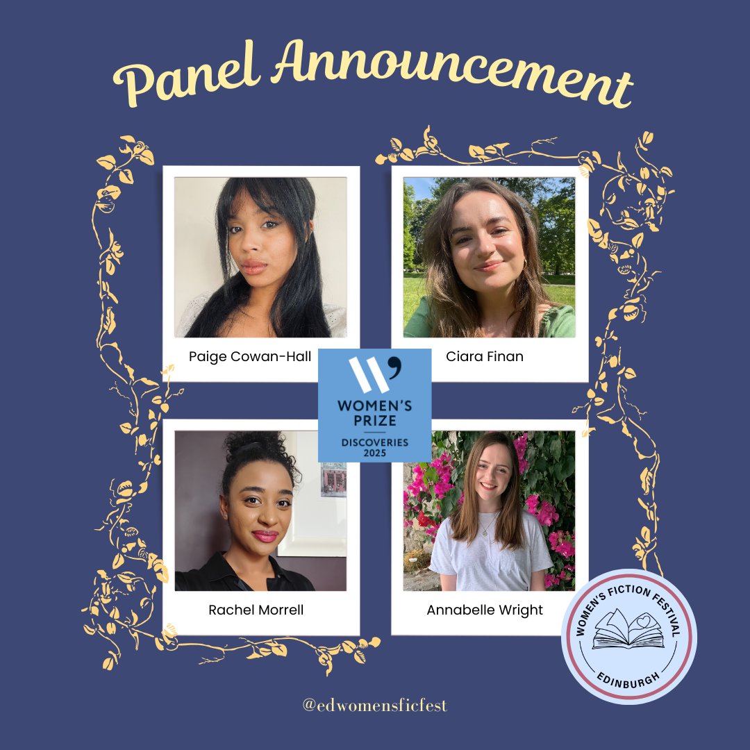 Edinburgh Women's Fiction Festival (@edwomensficfest) on Twitter photo ✍️ Aspiring writers, this one’s for you! Learn from the best at the Discoveries Panel with <a href="/iamciarafinan/">Ciara Finan</a>, <a href="/akAnnabelle/">Annabelle Wright</a>, Paige Cowan-Hill, and Rachel Morrell at the Edinburgh Women’s Fiction Festival. 🎟️ edwomensficfest.co.uk/tickets ✍️ Aspiring writers, this one’s for you! Learn from the best at the Discoveries Panel with <a href="/iamciarafinan/">Ciara Finan</a>, <a href="/akAnnabelle/">Annabelle Wright</a>, Paige Cowan-Hill, and Rachel Morrell at the Edinburgh Women’s Fiction Festival. 🎟️ edwomensficfest.co.uk/tickets
