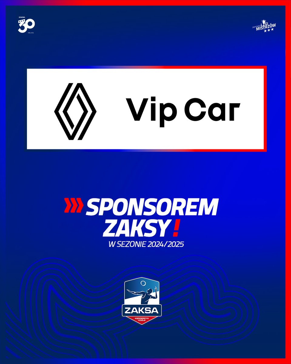 ZAKSAofficial's tweet image. W ten sezon, tak jak w poprzednie, wjeżdżamy razem z #VipCar 👌To się chwali 👏  #ZAKSAfamily #ZAKSAbusiness 🤝