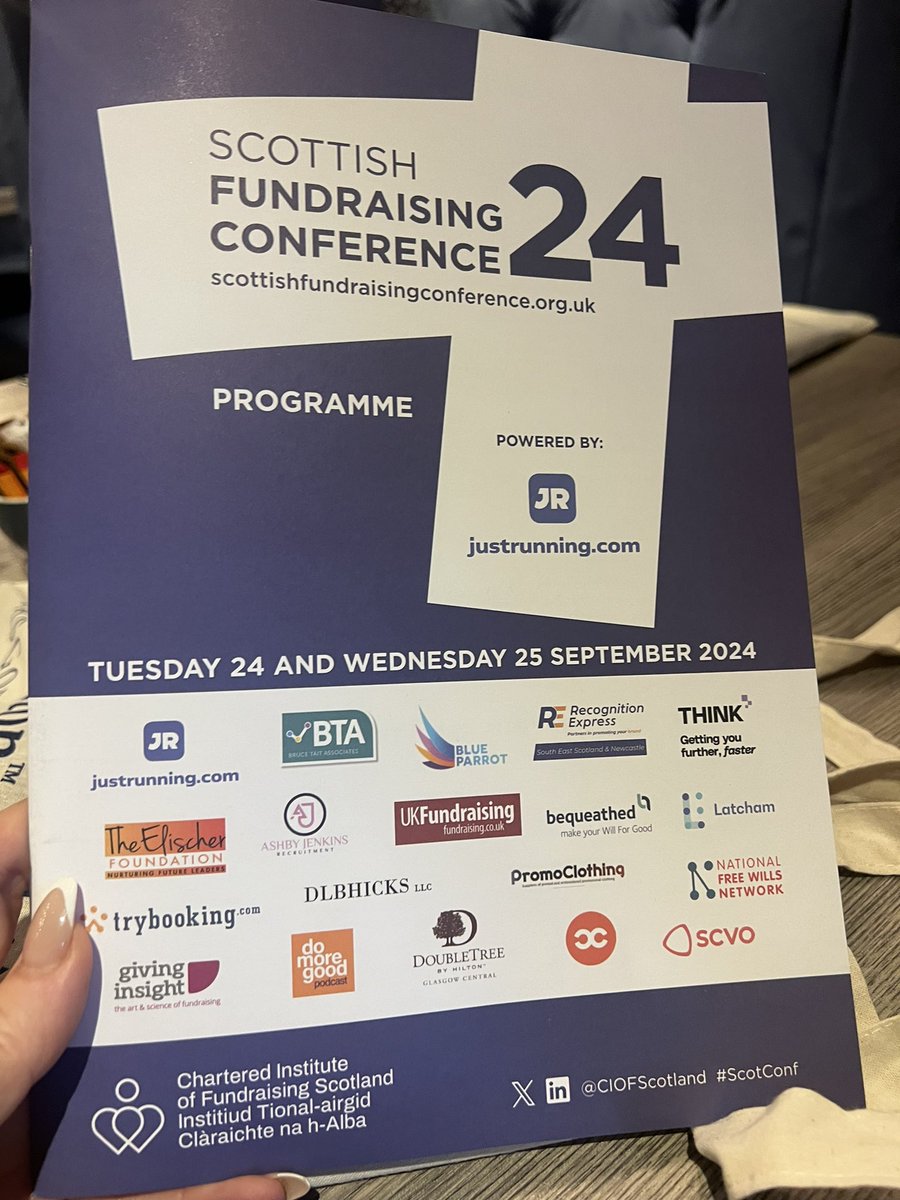 Excited to attend the <a href="/CIOFScotland/">Chartered Institute of Fundraising Scotland</a> Conference 
with #TeamStVincents 💙 over the next two days! 

Looking forward to insightful sessions and valuable networking with like-minded professionals dedicated to making a difference. 

#ScotConf