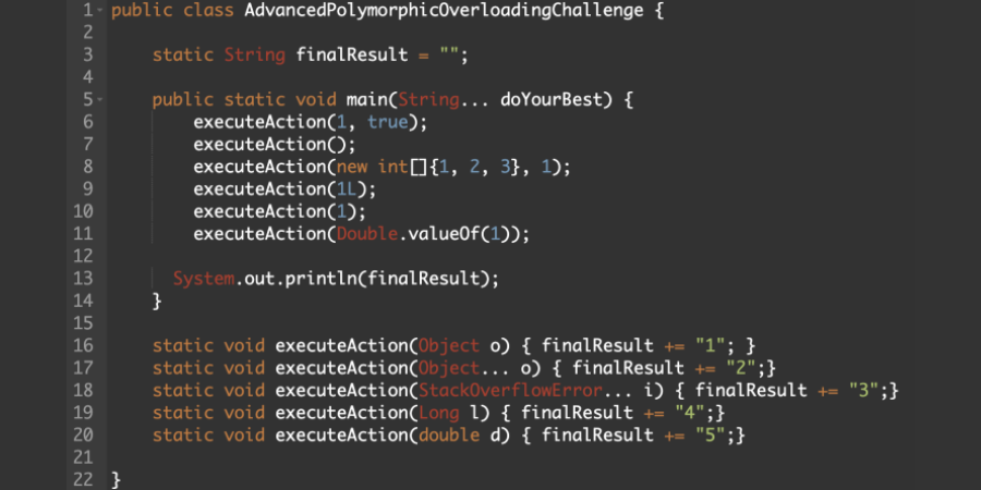 RafaDelNero's tweet photo. Overloading, a fundamental concept. Test your skills in the Advanced Polymorphic Overloading Challenge! 💻 Explore advanced overloading techniques, including polymorphism, varargs, arrays, and more. 

🔗 https://t.co/EdkAKxiz84

#Java #JavaProgramming #CodingChallenge #JavaSkills https://t.co/xlKS9WugSa