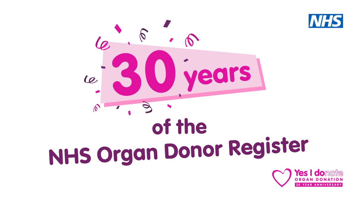 FrimleyHealth's tweet image. There are 7,600 people in the UK waiting for an organ transplant, but only around 1,400 donors a year. Confirm your decision to be an organ donor - it’s the best thing you’ll do today 💗
Think pink & click here: organdonation.nhs.uk/register-your-…
#OrganDonationWeek @NHSOrganDonor