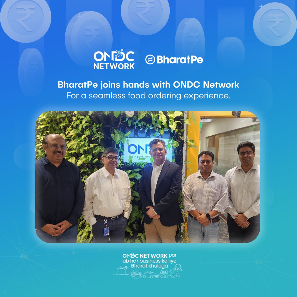 Exciting news!  🍽️✨

<a href="/bharatpeindia/">BharatPe</a> is now LIVE on the ONDC Network for food orders!

Now, you can order from over 1.4 lakh restaurants across 400+ cities directly through the BharatPe app.

ONDC Network par ab har business ke liye Bharat khulega.

#ondc #DigitalIndia