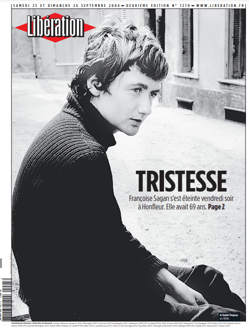 Merci <a href="/libe/">Libération</a> pour ce cadeau si beau ce jour 😍🥰😘 Elle nous manque tous les jours !! #sagan #libe