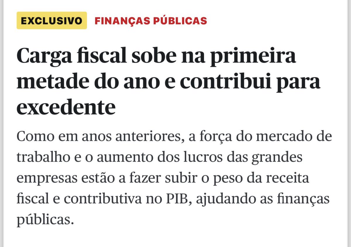 carlosp02740287's tweet photo. Psssst:onde anda aquela malta da IL ( e do PSD)? Abanavam-se todos a falar de enorme carga fiscal.Ficaram mudos? Explicamos muitos anos seguidos que a carga fiscal aumentava não pelo aumento de impostos,mas pela dinâmica da economia e do mercado de trabalho.
Mais rigor por favor https://t.co/kSezuwYXZp
