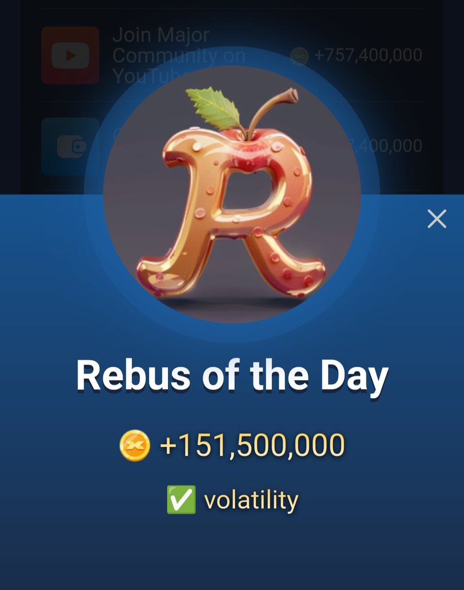 CryptoKmbr's tweet photo. 🌹 X Empire 24 September 🔥 

1. Rebus Of The Day 
2. Riddle Of The Day 
3. YouTube Vedio 50 code
4. Stock exchange combo

Follow Please 🙏 🙏 🙏 
Daily Latest updates.

#Airdrop
#CryptoAirdrop #trending #Crypto #taligram #minigame https://t.co/mViObTONI4