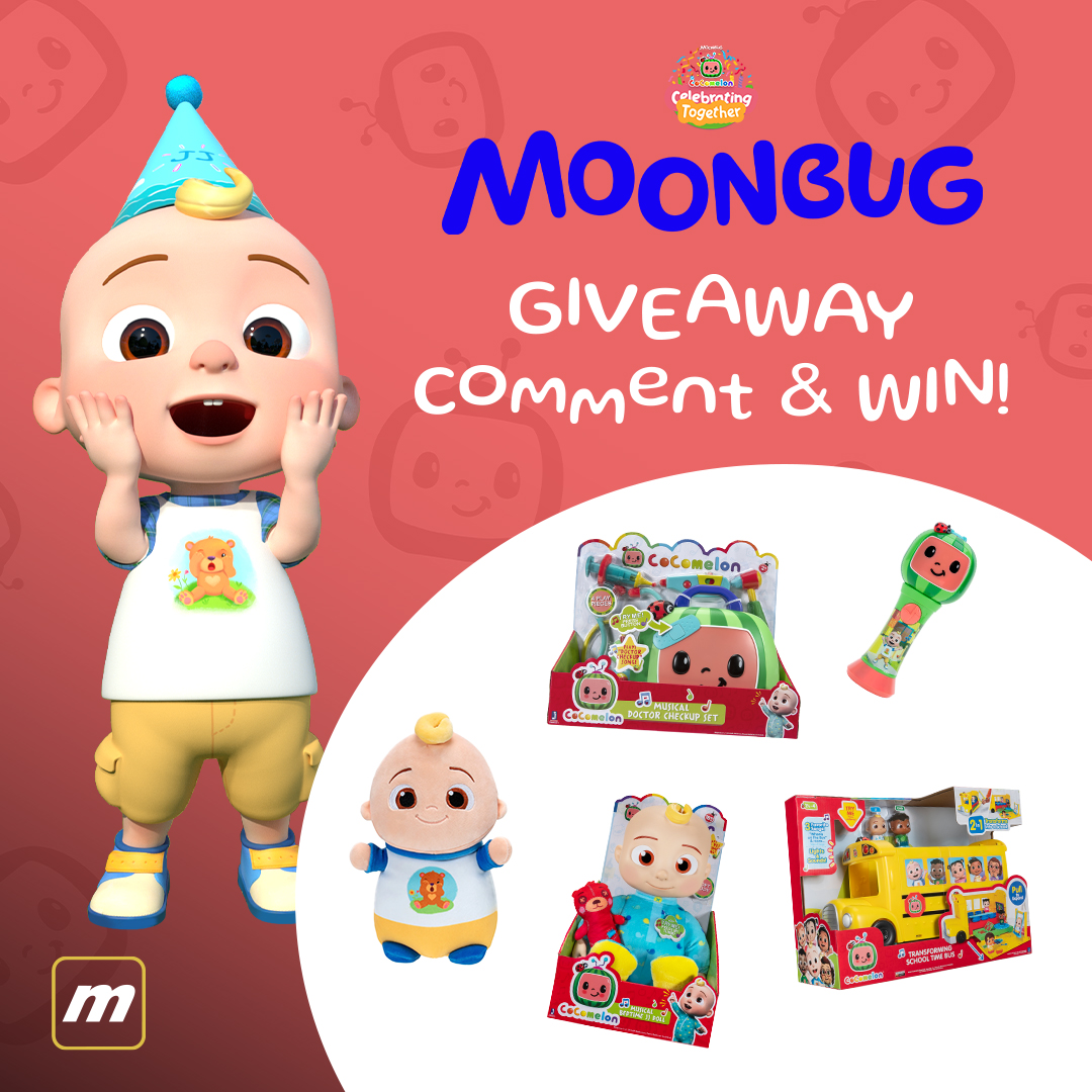 Medianetmv's tweet image. Hey Parents! 🎉Celebrate JJ from CoComelon's birthday with a chance to win awesome Moonbug goodies! 🚀

Just comment your child’s favorite CoComelon song for a shot at a fun gift bundle!🎁 Follow us &amp;amp; share to stay eligible.

Giveaway ends 8th Oct. Good luck! #Medianet #Moonbug
