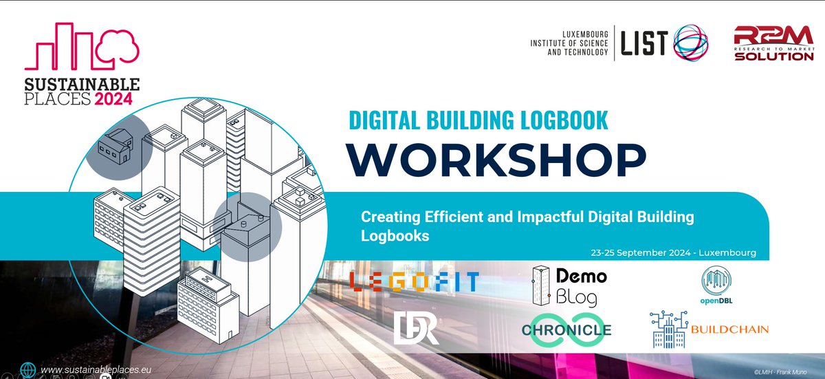 DemoBLogProject's tweet image. Come see us at #sustainableplaces2024!  

Today: 
🗨 Digital Building Logbooks (DBLs) &amp;amp; Permit Processes - 11h Room GR with H. Visscher

🗨 Creating Efficient &amp;amp; Impactful DBLs, with H. Visscher and Sun Ah Hwang - 14h Room GR

All info👉demo-blog.eu/news/events/su… #DemoBLog #HorizonEU