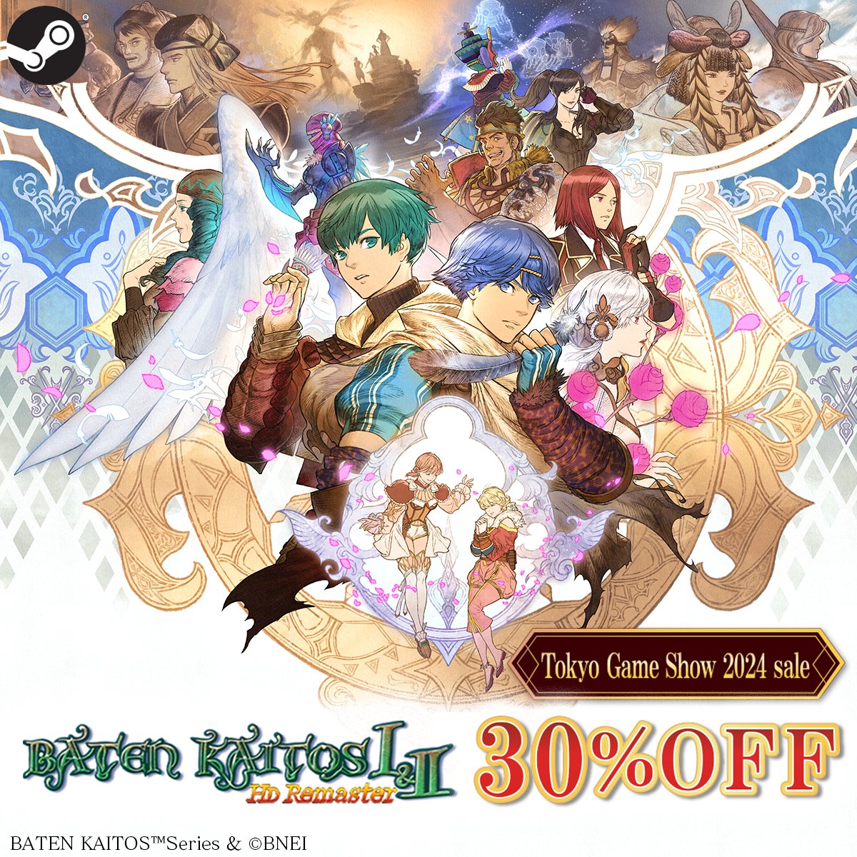 好評発売中！】バテン・カイトス Ⅰ＆Ⅱ HD Remaster 公式（バテン