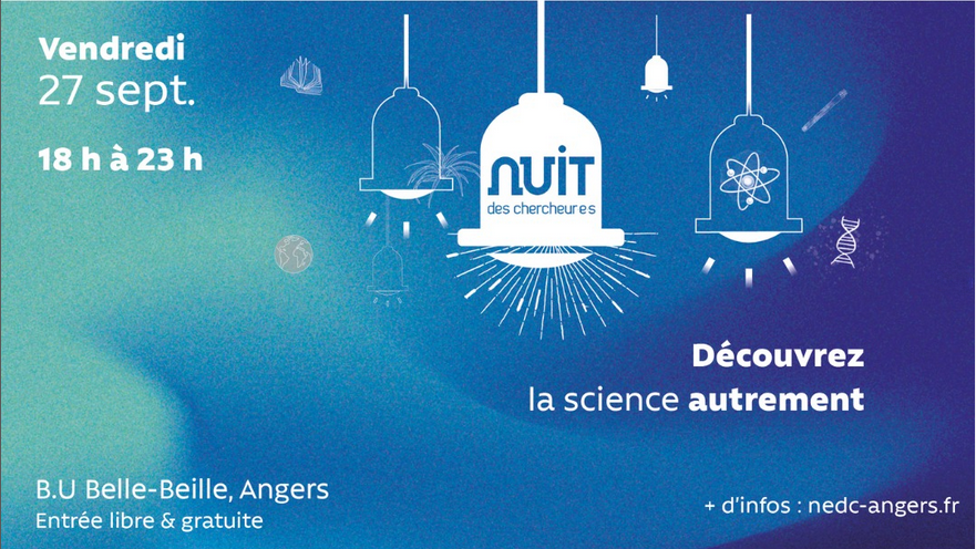 🔬 Ce 27/09, rejoignez la #NuitChercheurs à la BU Belle-Beille ! 🌍 Participez à des ateliers interactifs animés par des enseignants chercheurs de l'#IAEAngers, sur l'industrie du jouet et les comportements éco-responsables en entreprise. ♻️

Le programme: nedc-angers.fr/copie-de-en-je…