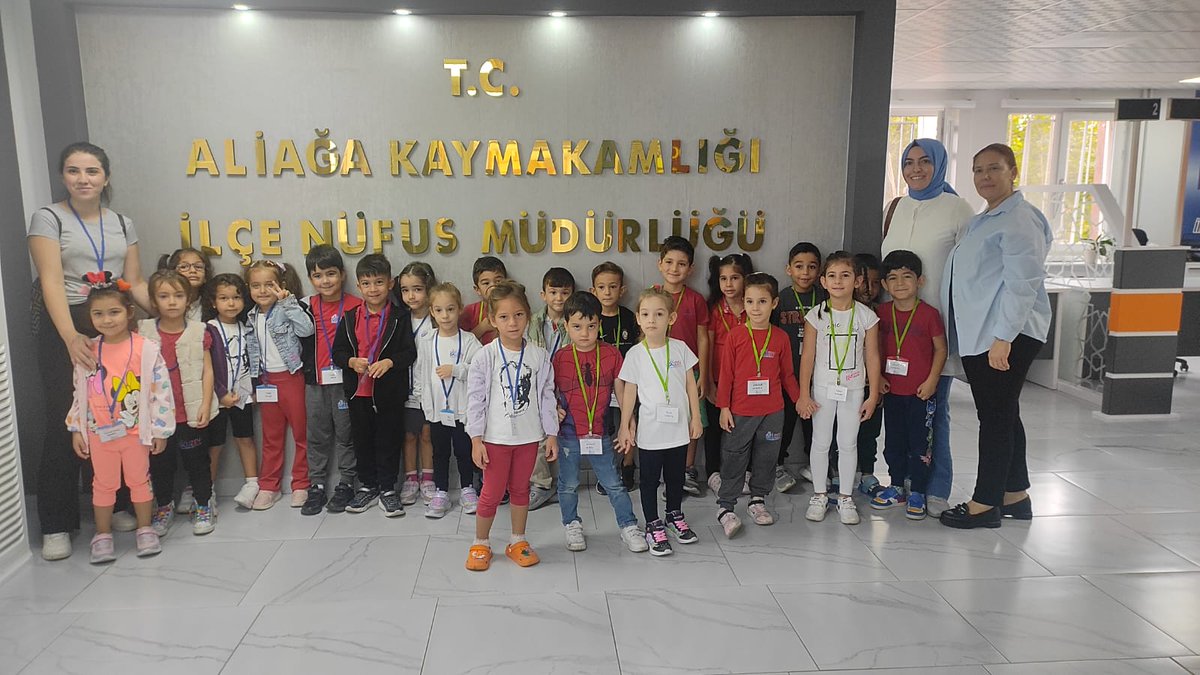 AliagaNufus's tweet photo. Müdürlüğümüzde; ilçemizde bulunan Kuzey Anaokulu Öğretmenlerini ve geleceğimizin teminatı olan minik yavrularımızı misafir etmenin mutluluğunu yaşadık. https://t.co/2hJsFM9PmW