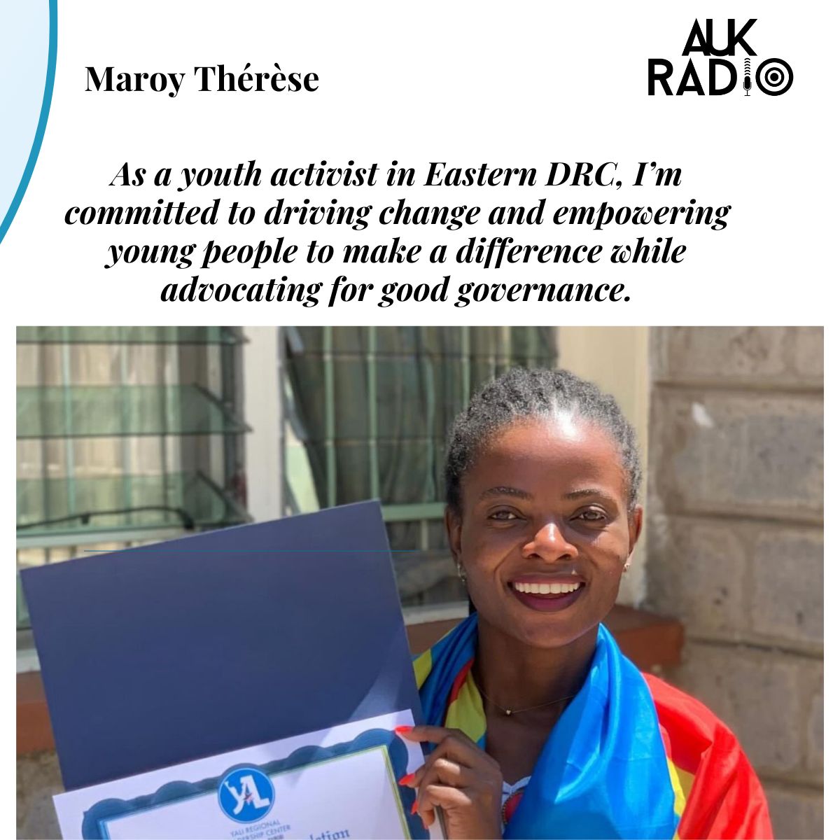 Timothyivusah's tweet photo. Youths play a vital role in local peacebuilding initiatives. By mediating conflicts within their communities and promoting dialogue among different ethnic and political groups, they actively contribute to peace and reconciliation.

@MwanamkeKeshoRDC 

So proud of you Therese https://t.co/LHNP3Y2Aax