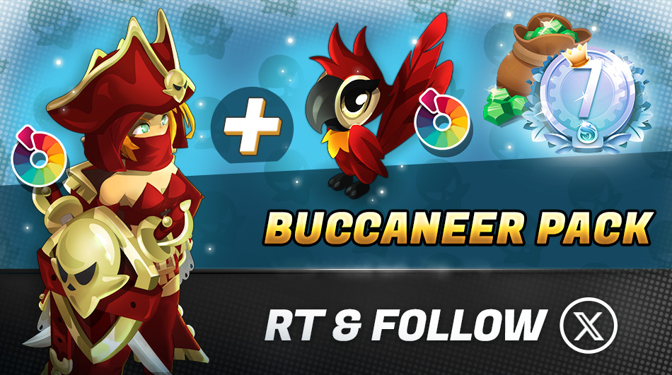 ⚓ Embrace the pirate life and embark on a treasure hunt with the Buccaneer Pack! RT+Follow for a chance to win one!