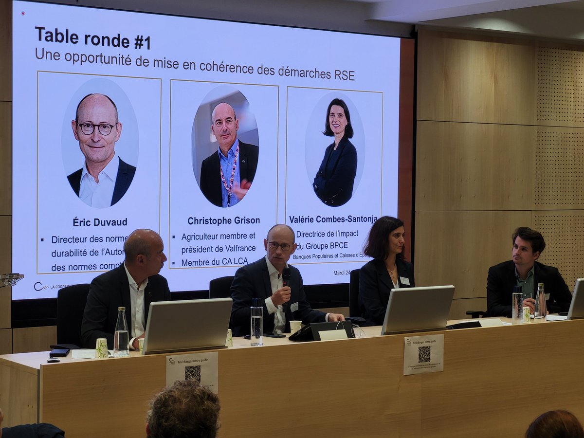 Benjamin Perdreau (@benperdreau) on Twitter photo Première table ronde de la #MatinaleLCA de <a href="/lacoopagricole/">La Coopération Agricole</a> dédiée à la #csrd. Pour Éric Duvaud, le secteur agroalimentaire est parmi les plus complexes car concerné de nombreux enjeux #ESG Première table ronde de la #MatinaleLCA de <a href="/lacoopagricole/">La Coopération Agricole</a> dédiée à la #csrd. Pour Éric Duvaud, le secteur agroalimentaire est parmi les plus complexes car concerné de nombreux enjeux #ESG
