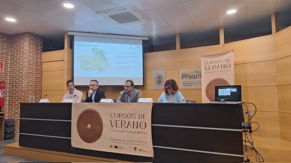 Manuel Esteban Lucas Borja (@melucasborja) on Twitter photo Comienza el curso de verano en la <a href="/EtsiamAb/">ETSIAMB ALBACETE</a> <a href="/uclm_es/">Universidad de Castilla-La Mancha</a> sobre incendios y sequìas extremas. Esperamos que sea provechoso y mejorar todo lo posible en divulgación sobre estos temas tan complejos. Comienza el curso de verano en la <a href="/EtsiamAb/">ETSIAMB ALBACETE</a> <a href="/uclm_es/">Universidad de Castilla-La Mancha</a> sobre incendios y sequìas extremas. Esperamos que sea provechoso y mejorar todo lo posible en divulgación sobre estos temas tan complejos.