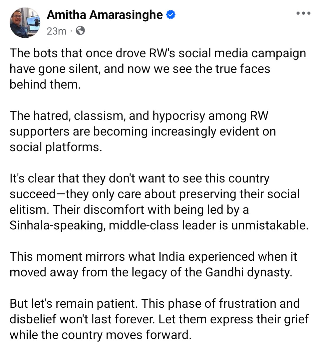 Amitha Amarasinghe tweet media