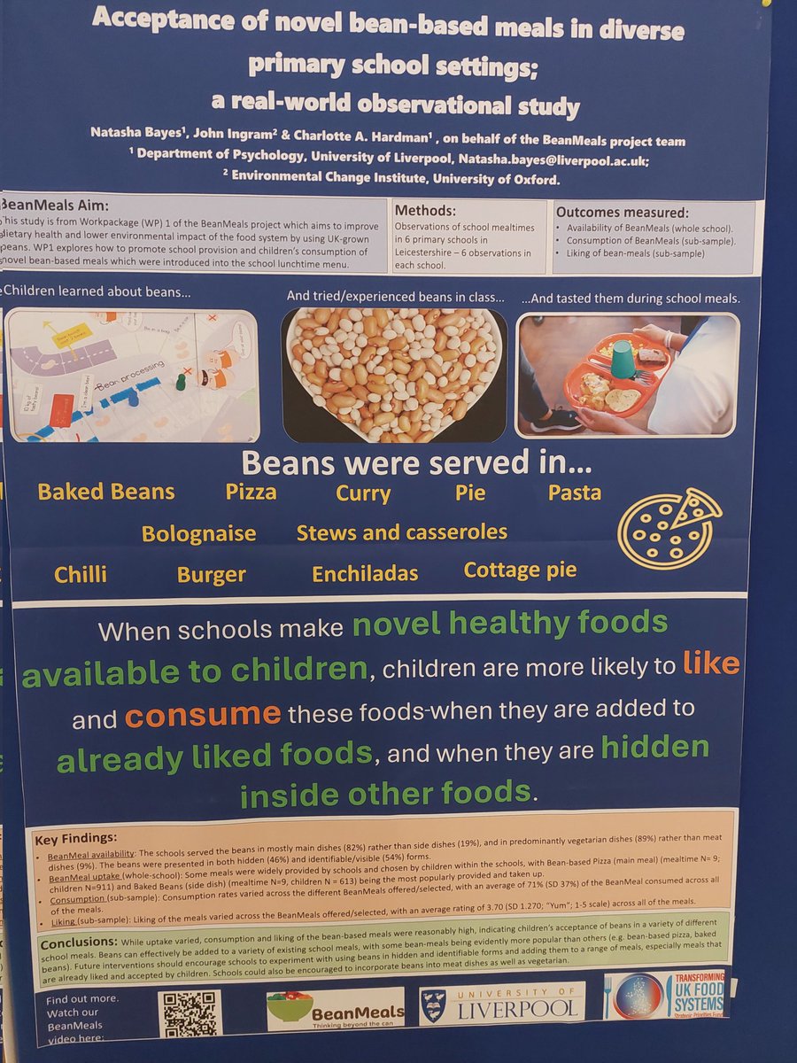 Prof Charlotte Hardman (@charlottehardm3) on Twitter photo Great to be at #UKCO2024 <a href="/UK_ASO/">Association for the Study of Obesity UK</a> in Oxford presenting findings from our <a href="/BeanMealsUK/">BeanMeals UK</a> project on bean-based school meals for children #TUKFS #foodsystemsSPF Great to be at #UKCO2024 <a href="/UK_ASO/">Association for the Study of Obesity UK</a> in Oxford presenting findings from our <a href="/BeanMealsUK/">BeanMeals UK</a> project on bean-based school meals for children #TUKFS #foodsystemsSPF
