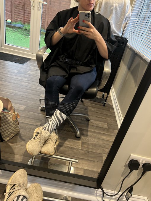 Hairdressers today.  Which slave wants to make himself known to Me today and cover the bill?  &pound;145  Revolut:<a href="/tag/hairfetish"class="tags"><span>#hairfetish</span></a><a href="/tag/hairdressersfetish"class="tags"><span>#hairdressersfetish</span></a>