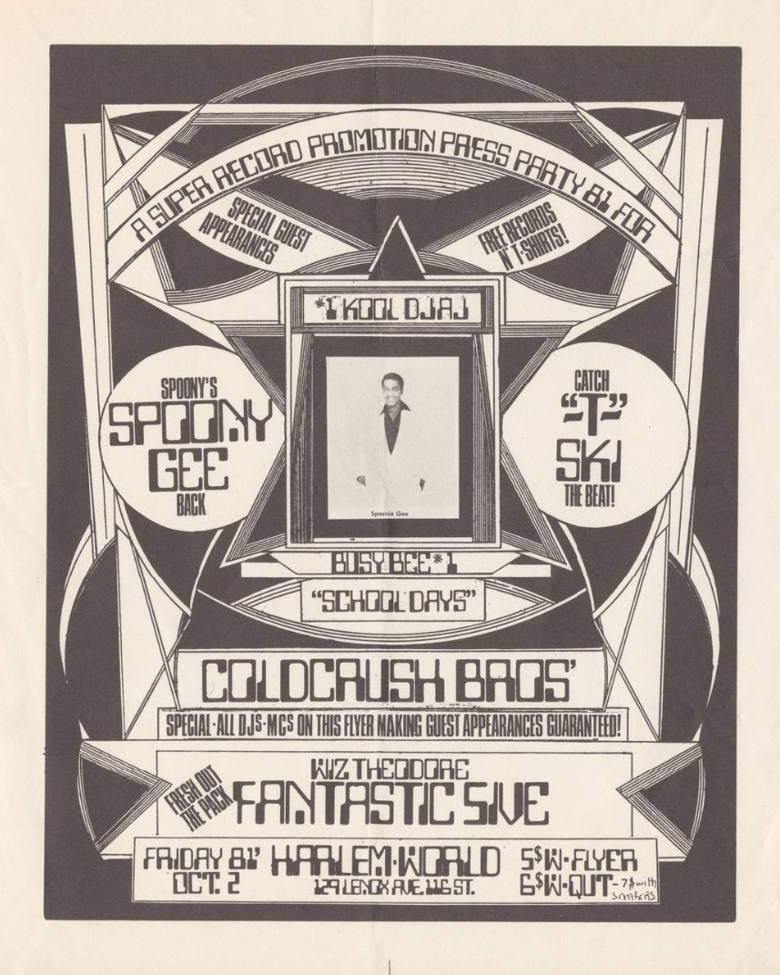 RANDOMRAPRADIO's tweet image. Anyone holdin a hi-res copy of the flyer from the iconic Harlem World Battle between Moe Dee &amp;amp; Busy Bee ? 

Christmas/ New Year 1981 right ? It&apos;s not on the Cornell listings like these...